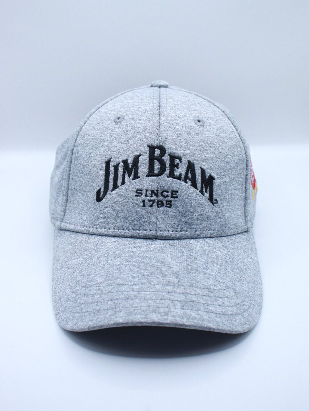 Jim Beam Gray Heather Baseball Cap Adjustable Strap Embroidered